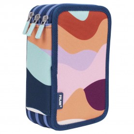 канцеларски,принадлежности,milan,filled,triple,decker,the,fun,series,pencil,case,multicolor