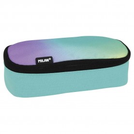 канцеларски,принадлежности,milan,oval,sunset,pencil,case,green,(green,purple)