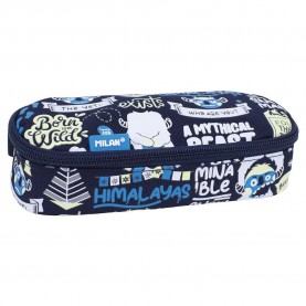 канцеларски,принадлежности,milan,oval,the,yeti,2,special,series,pencil,case,blue,(navy,blue)