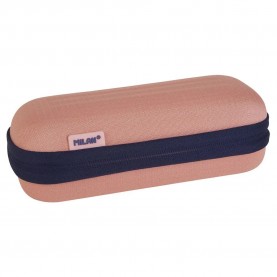 канцеларски,принадлежности,milan,semi,rigid,oval,1918,series,pencil,case,pink