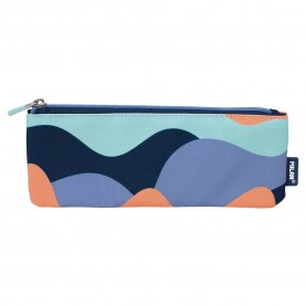 канцеларски,принадлежности,milan,small,flat,the,fun,series,pencil,case,blue,(blue)