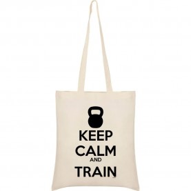 чанта,всички,чанти,kruskis,keep,calm,and,train,tote,bag,beige,(beige)