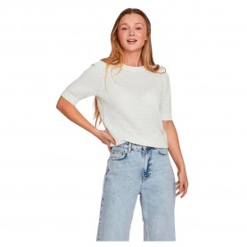 блуза,дамски,пуловери,дамски,плетени,дрехи,vila,dalo,sweater,beige,(white,alyssum)
