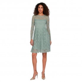 рокля,дамски,поли,и,рокли,vila,kalila,long,sleeve,dress,green,(green,milieu)