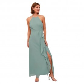 рокля,дамски,поли,и,рокли,vila,milina,sleeveless,long,dress,green