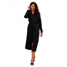 рокля,дамски,поли,и,рокли,vila,morose,long,sleeve,dress,black