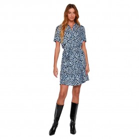 рокля,дамски,поли,и,рокли,vila,paya,short,sleeve,dress,blue,(kentucky,blue,aop,lika)