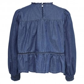 риза,с,дълъг,ръкав,дамски,блузи,дамски,ризи,only,alaia,long,sleeve,shirt,blue,(medium,blue,denim)
