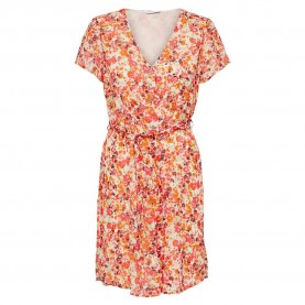 рокля,дамски,поли,и,рокли,only,lucie,fr,short,sleeve,dress,orange,(cherry,tomato,aop,claire)