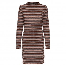 рокля,дамски,поли,и,рокли,only,ria,long,sleeve,dress,brown,(rose,smoke,stripes,night,sky,+,cherry,mahogany)