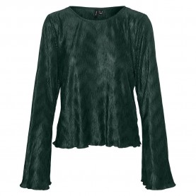 дамски,блузи,дамски,ризи,vero,moda,ziva,long,sleeve,blouse,pine,grove,(green)