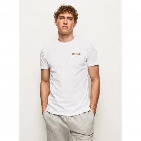 Тениска Pepe jeans Ronson short sleeve T-shirt - White (White) тениска,мъжки,тениски,pepe,jeans,ronson,short,sleeve,t,shirt,white,(white)