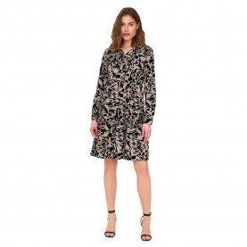 рокля,дамски,поли,и,рокли,jdy,newpiper,long,sleeve,midi,dress,tapioca,aop,black,abstract,animal,(black)