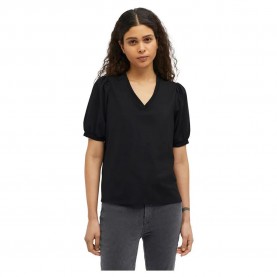 дамски,блузи,дамски,ризи,object,caroline,short,sleeve,blouse,black,(black)