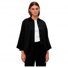 риза,с,дълъг,ръкав,дамски,блузи,дамски,ризи,object,tilda,boxy,long,sleeve,shirt,black,(black)