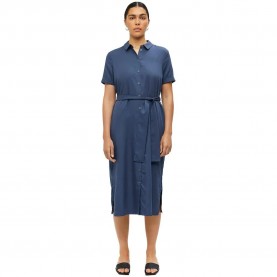 рокля,дамски,поли,и,рокли,object,tilda,isabella,short,sleeve,dress,blue,(blue,indigo)