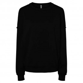 блуза,дамски,блузи,pieces,megan,oversized,sweatshirt,black,(black)