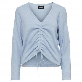 блуза,дамски,пуловери,дамски,плетени,дрехи,pieces,nandi,v,neck,sweater,blue,(kentucky,blue)