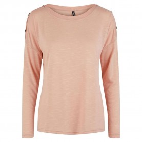 тениска,дамски,тениски,pieces,nollie,long,sleeve,t,shirt,orange,(rose,cloud)