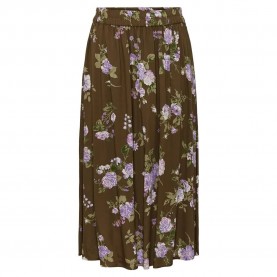 пола,дамски,поли,и,рокли,pieces,nya,high,waist,midi,skirt,green,(dark,olive,aop,big,flower)