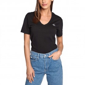 тениска,дамски,тениски,calvin,klein,j20j220303,short,sleeve,v,neck,t,shirt,black