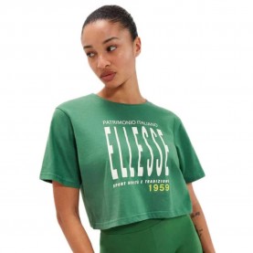 тениска,дамски,тениски,ellesse,volia,crop,short,sleeve,t,shirt,green,(green)