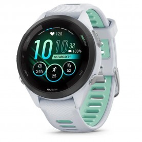 часовници,garmin,reloj,forerunner,265s,white,green,(silver)
