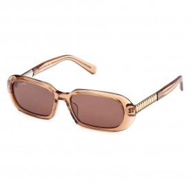 слънчеви,очила,слънчеви,очила,swarovski,sk0388,woman,sunglasses,shiny,light,brown,brown,(brown)