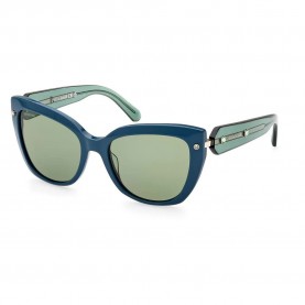 слънчеви,очила,слънчеви,очила,swarovski,sk0391,woman,sunglasses,shiny,dark,green,green,(green)