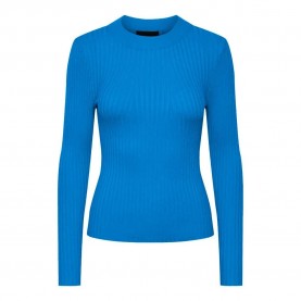 блуза,дамски,пуловери,дамски,плетени,дрехи,pieces,crista,sweater,french,blue,(blue)
