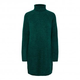 Рокля Pieces Ellen long sleeve short dress - Green (Trekking Green) рокля,дамски,поли,и,рокли,pieces,ellen,long,sleeve,short,dress,green,(trekking,green)