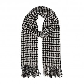 шал,ръкавици,шапки,и,шалове,pieces,jira,wool,scarf,black,(black,aop,check)