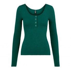 Тениска Pieces Kitte long sleeve T-shirt - Green (Trekking Green) тениска,мъжки,тениски,дамски,тениски,pieces,kitte,long,sleeve,t,shirt,green,(trekking,green)
