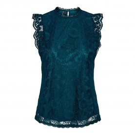дамски,блузи,дамски,ризи,pieces,olline,lace,sleeveless,blouse,green,(reflecting,pond)