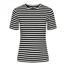 тениска,дамски,тениски,pieces,ruka,short,sleeve,t,shirt,cloud,dancer,stripes,black,(black)