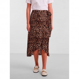 пола,дамски,поли,и,рокли,pieces,tala,wrap,midi,skirt,brown,(indian,tan,aop,leo)