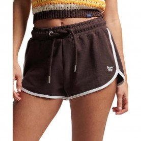 къси,панталони,дамски,панталони,superdry,vintage,jersey,racer,shorts,brown,(dark,chocolate,brown,optic,white)