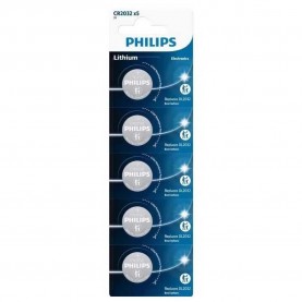 батерии,philips,cr2032p5,01b,lithium,battery,5,units,clear,(silver)