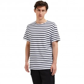 тениска,мъжки,тениски,selected,briac,short,sleeve,v,neck,t,shirt,white,blue,(bright,white,stripes,navy,blazer)