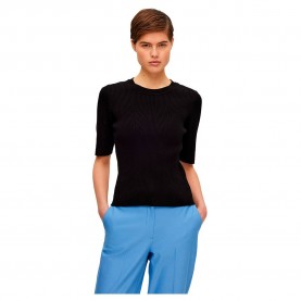 тениска,дамски,тениски,selected,mala,2,4,short,sleeve,t,shirt,black