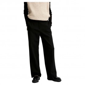 панталони,дамски,панталони,selected,rita,wide,fit,mid,waist,pants,black