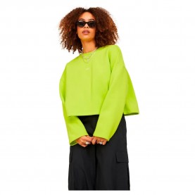 блуза,дамски,блузи,jack,&,jones,amy,oversize,every,sweatshirt,green,(lime,punch,print,lime,cream)