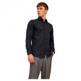 риза,с,дълъг,ръкав,мъжки,ризи,jack,&,jones,blaparker,long,sleeve,shirt,black,fit,slim,fit,(black)