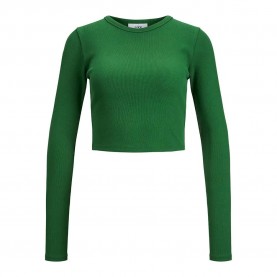 фланелка,с,дълъг,ръкав,дамски,топове,jack,&,jones,feline,rib,long,sleeve,top,green,(formal,garden)
