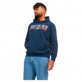 сако,мъжки,пуловери,jack,&,jones,crop,logo,pluse,size,hoodie,navy,blazer,(blue)