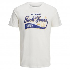 тениска,мъжки,тениски,jack,&,jones,logo,2,col,short,sleeve,t,shirt,white,(white)