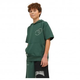 суичър,детски,блузи,jack,&,jones,oli,skater,short,sleeve,hoodie,green,(trekking,green,fit,loose)