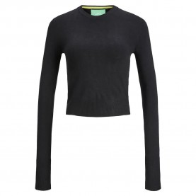 блуза,дамски,пуловери,дамски,плетени,дрехи,jack,&,jones,valentina,soft,crop,sweater,black,(black)