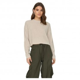 блуза,дамски,пуловери,дамски,плетени,дрехи,only,malavi,sweater,beige,(pumice,stone)