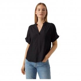 дамски,блузи,дамски,ризи,vero,moda,beauty,short,sleeve,blouse,black,(black)